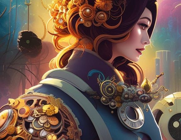 Autumnal Wedding Scene with Shattering Glass Effect