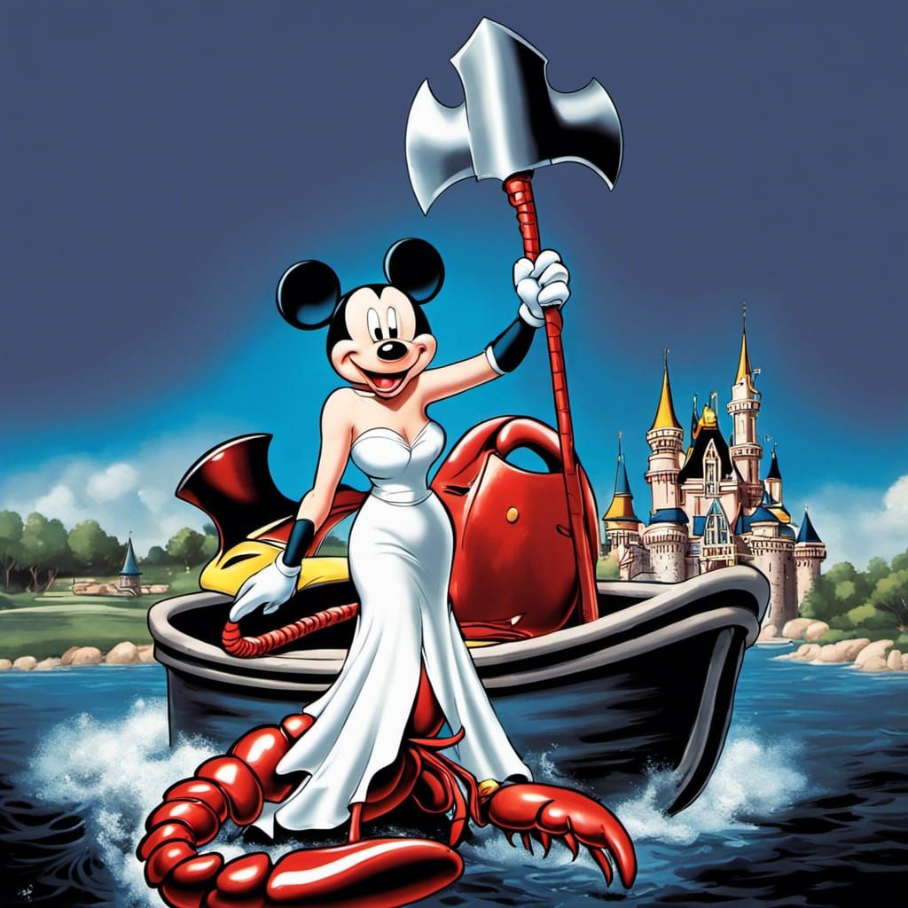 Mickey Mouse and Marilyn Monroe: Surreal Pop Art