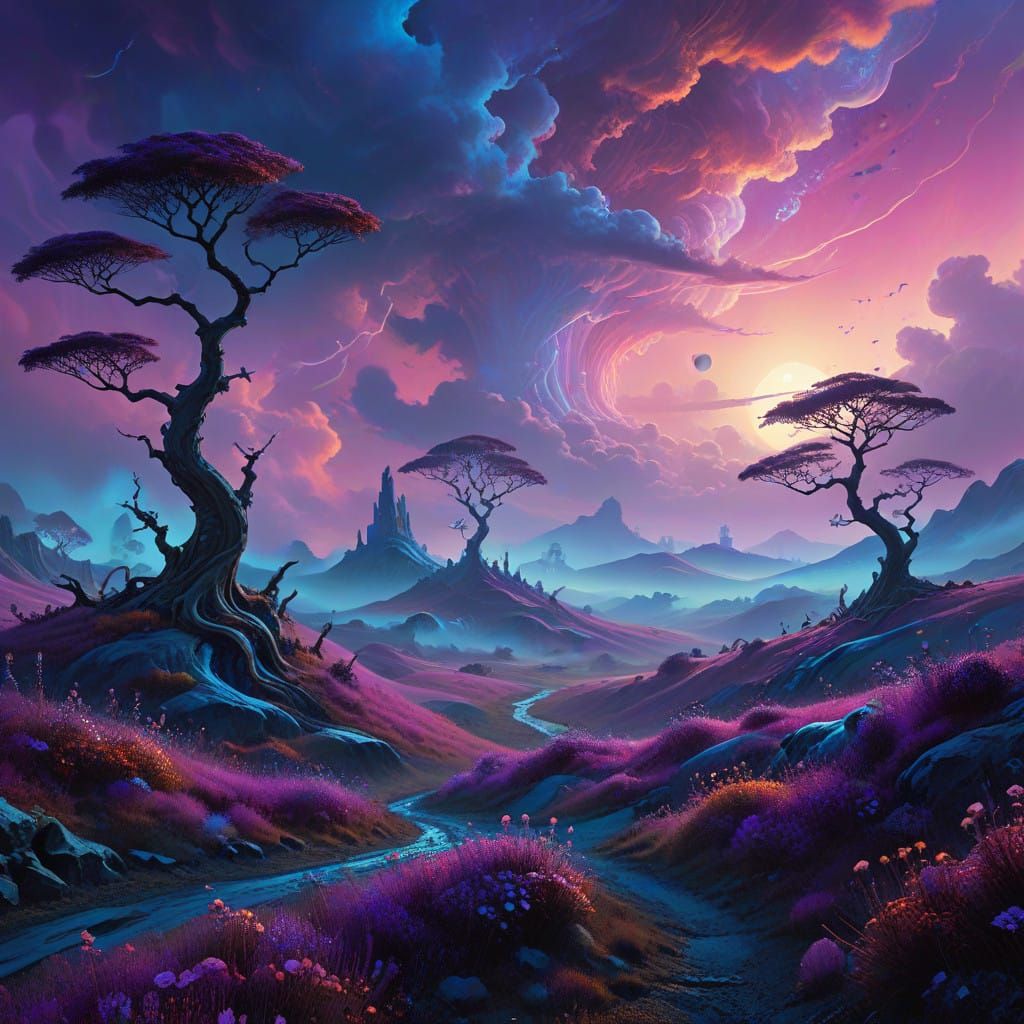 Surreal Cinematic Landscape