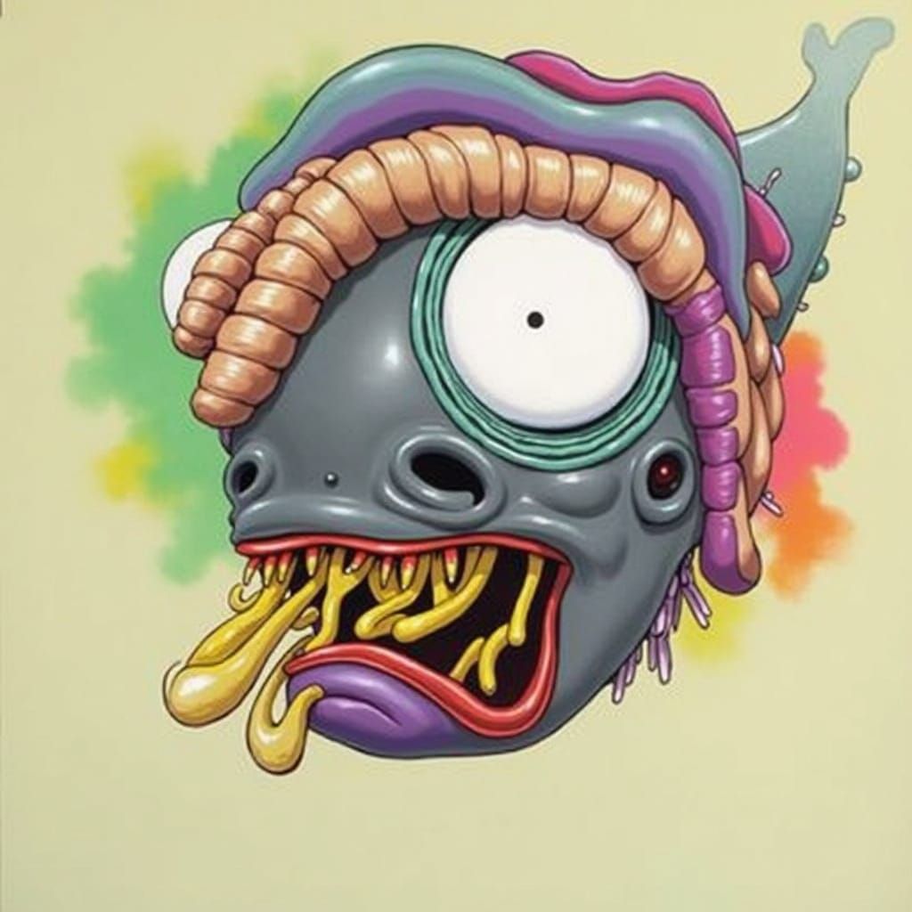 vision, blurry and splotchy