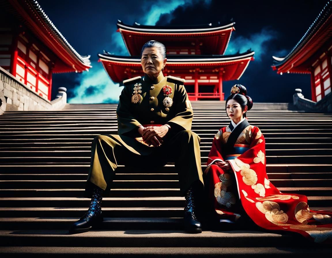 Holy Saturday, 1945-Gen. Ushijima & Izanami