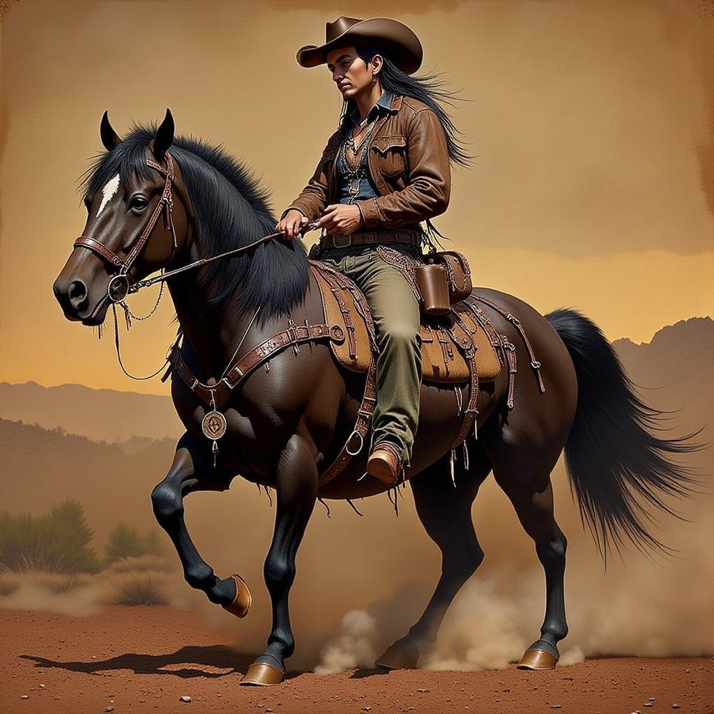 Rhinestone Cowboy in the Old West