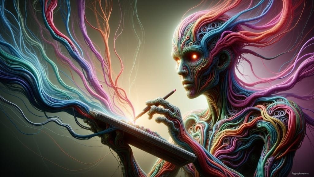 Robot Painter Creates Vibrant Frescoes in Retro-Futuristic S...