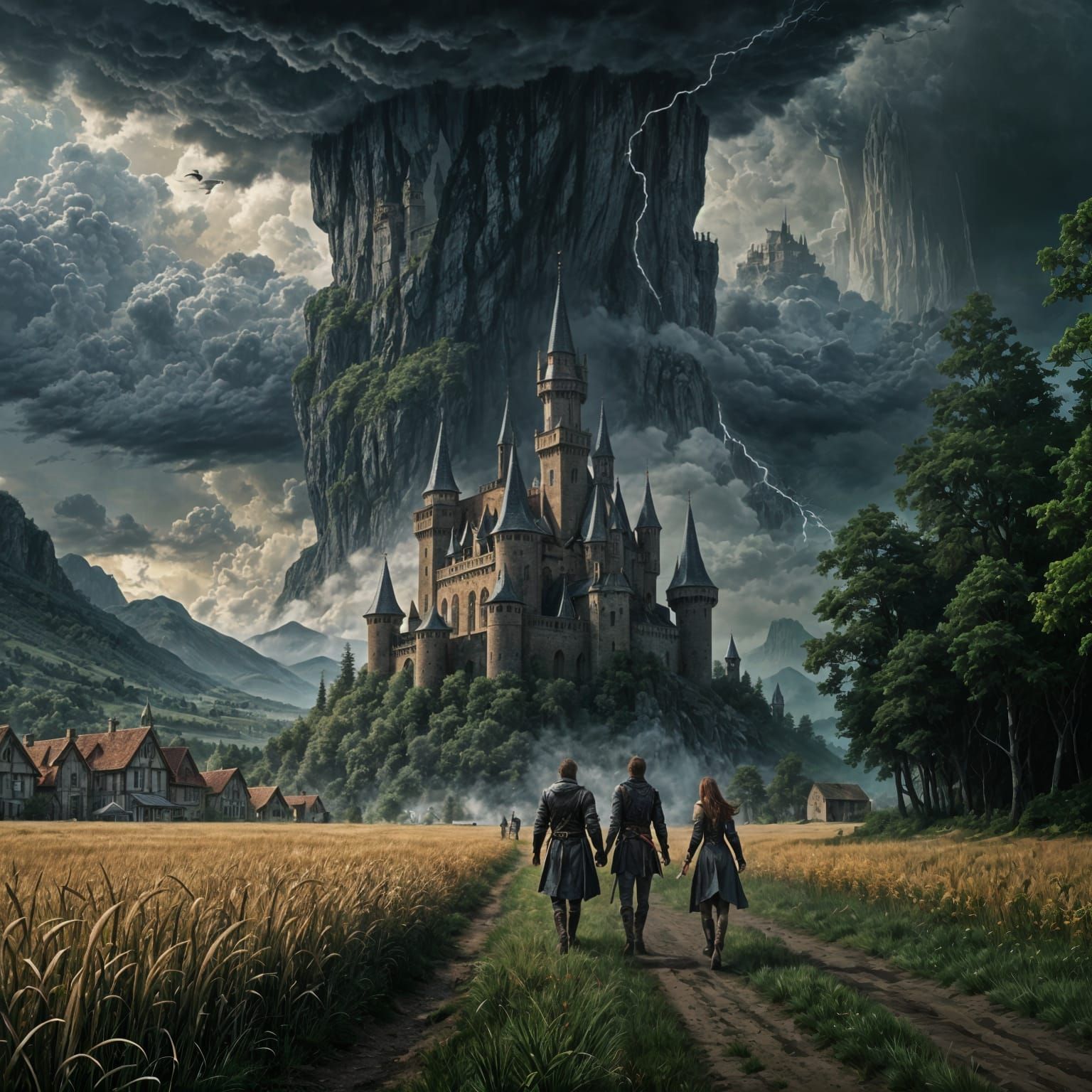 Fantasy Book Cover: Bound by Blood and Fear