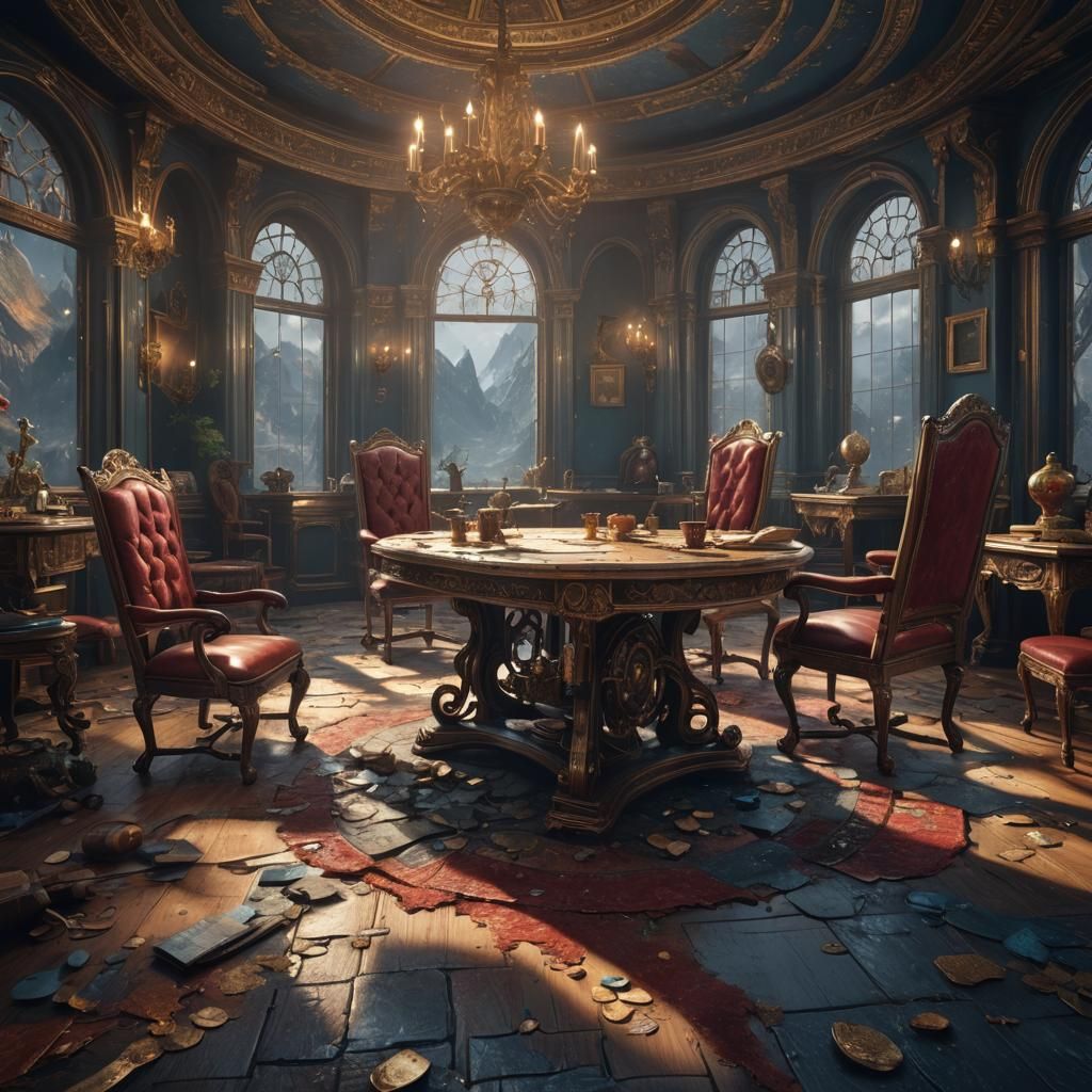 Empty Chair: Detailed Matte Painting in Unreal Engine
