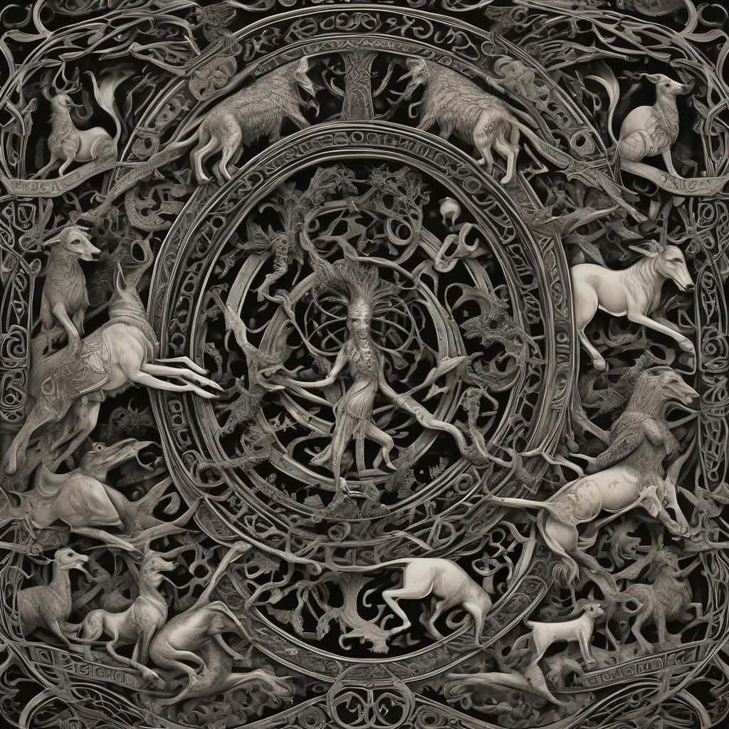 Cernunnos and Hounds of Hell Chase Souls