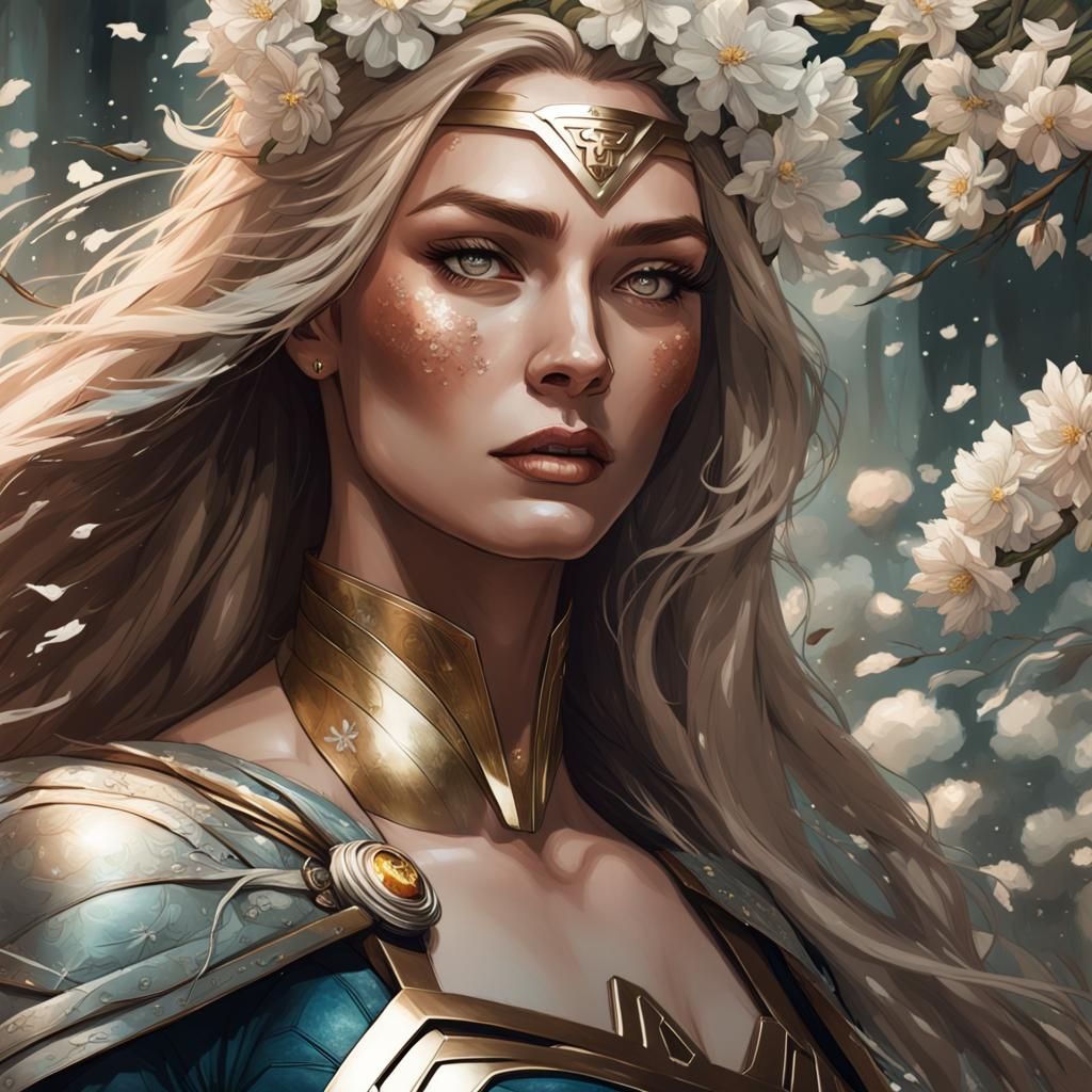 Superwoman Portrait in Mirkwood Attire