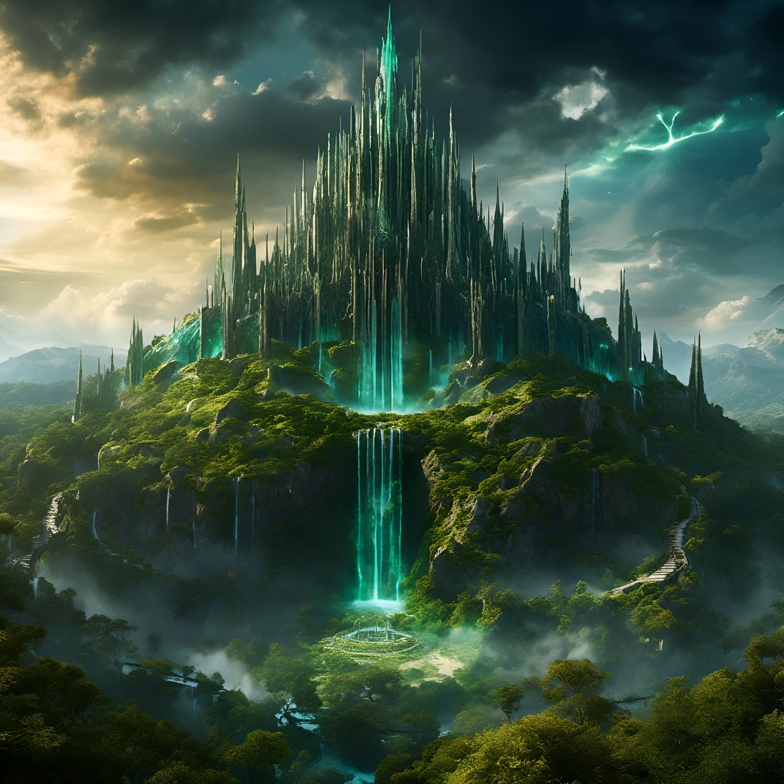 Minas Ithil, before it turned into Minas Morgul