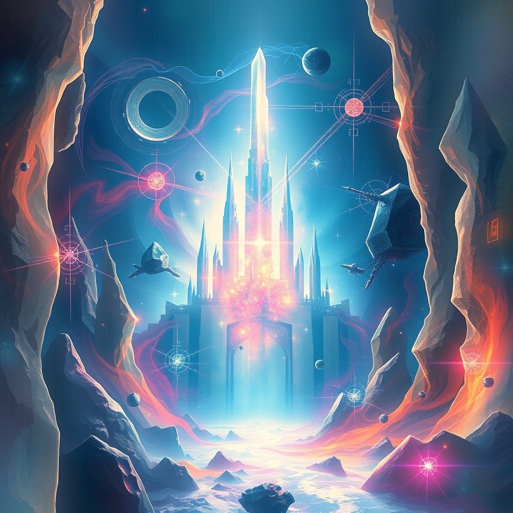 Ethereal City of Light in Pocket Dimension