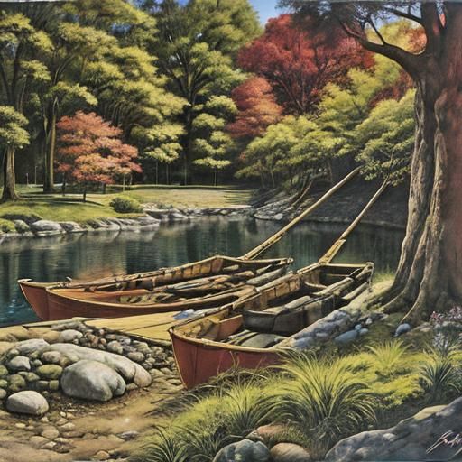 Classic Ukiyo-e Japanese Woodblock Print