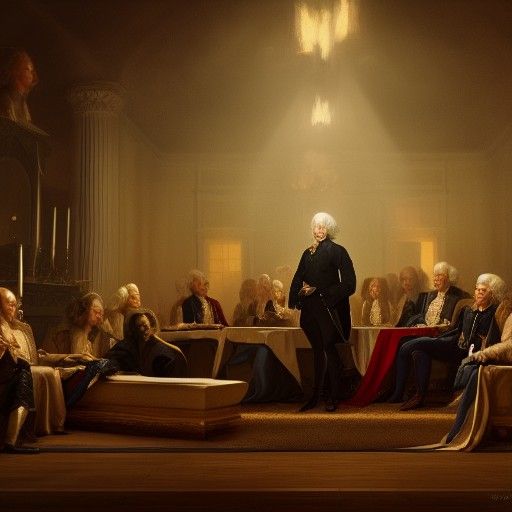 Founding Fathers in Esoteric Ceremony, Concept Art