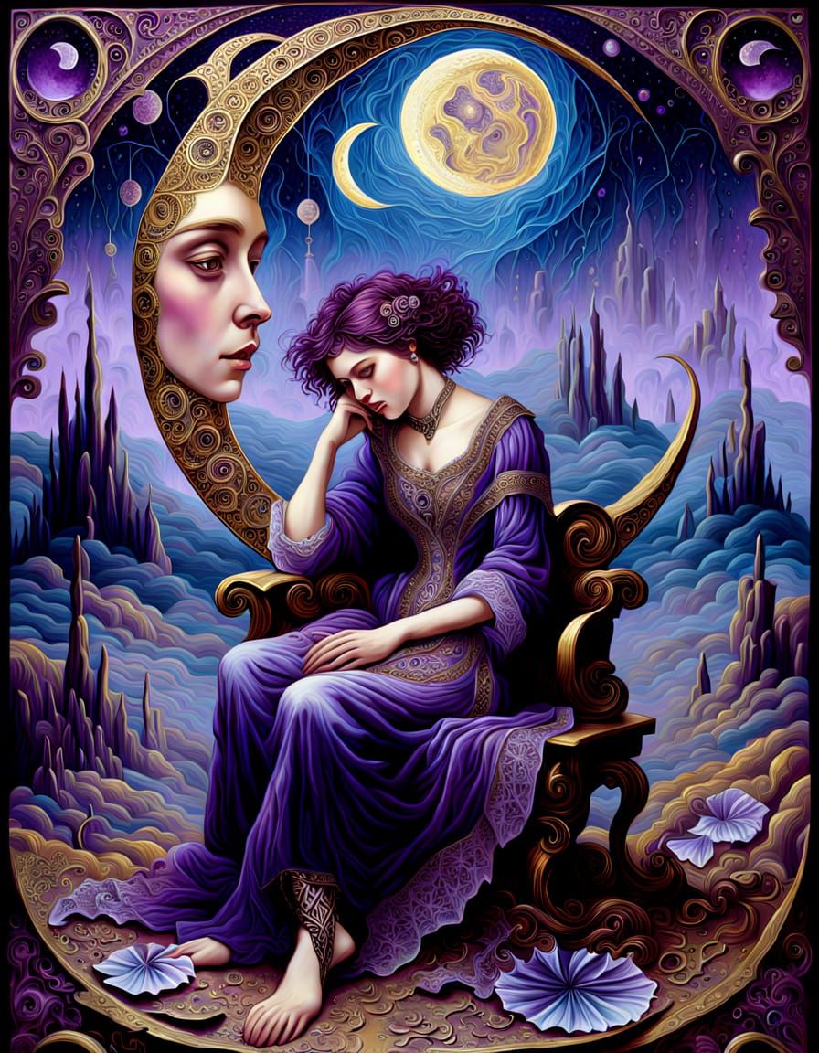 Surreal Masterpiece of Broken Dreams and Shattered Hope