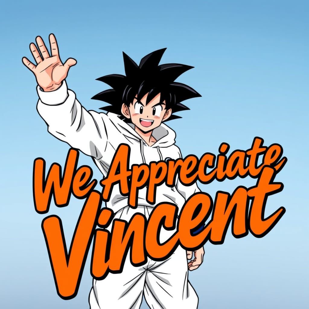 Goku Smiles in Vibrant Street Art Tribute