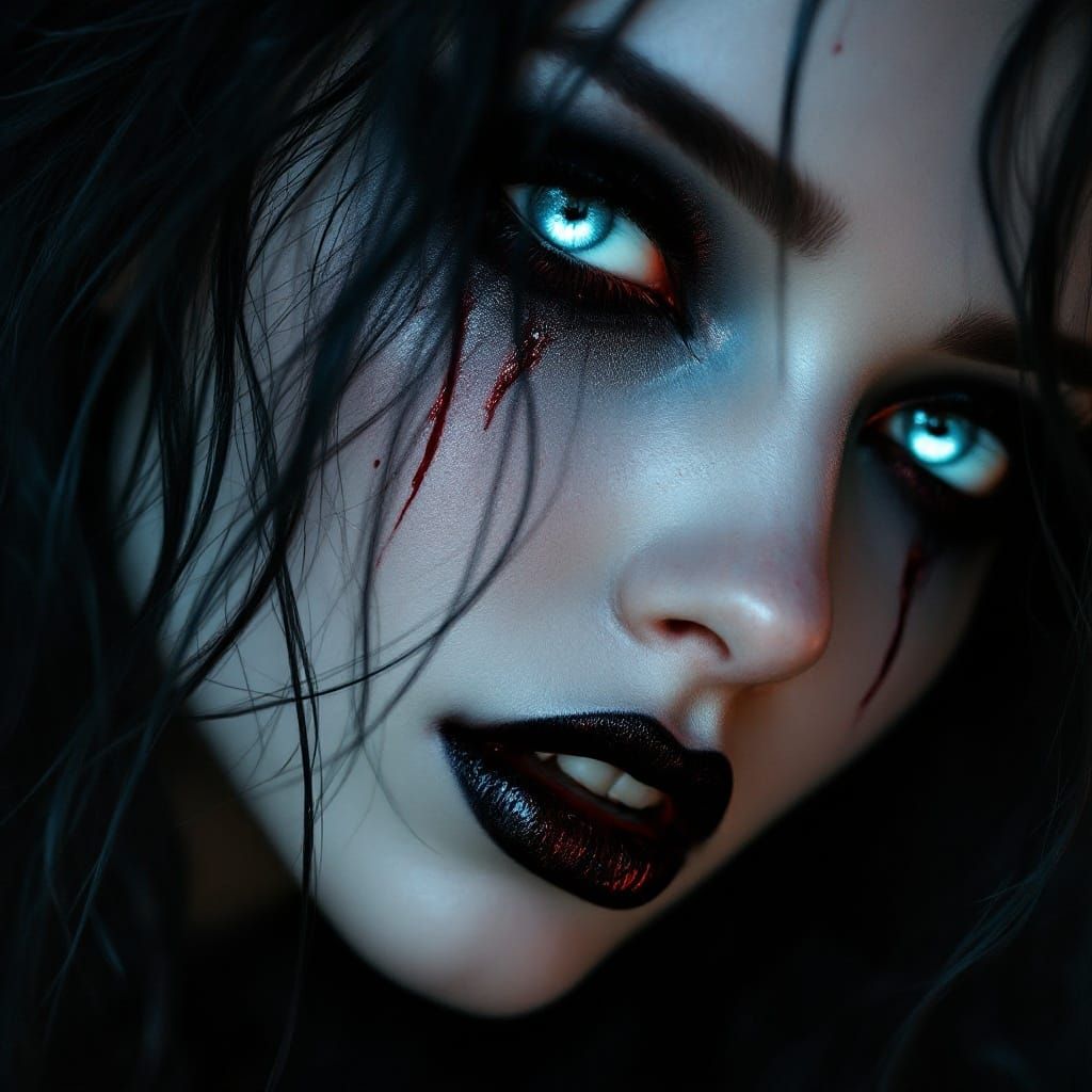 Gothic Vampire Goddess in Exquisite Detail