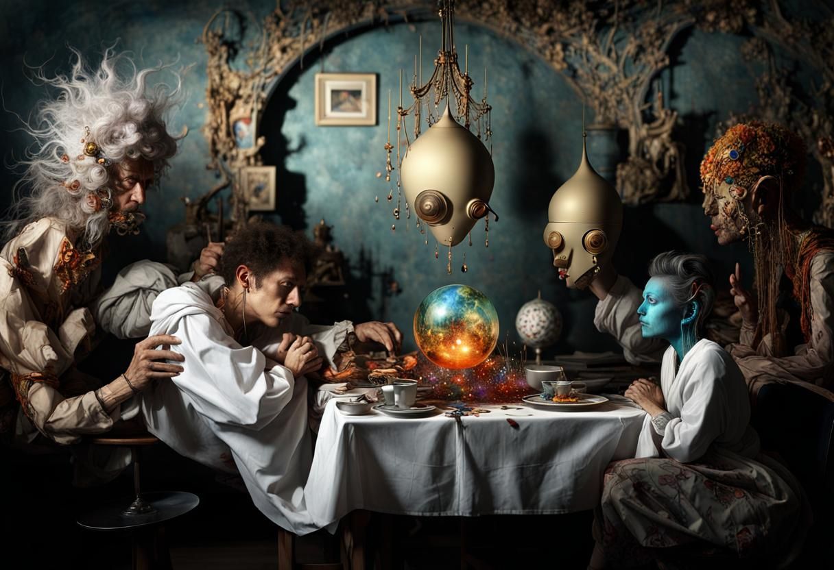 Surreal Reality Drips in Spacetime with Fractal Elements