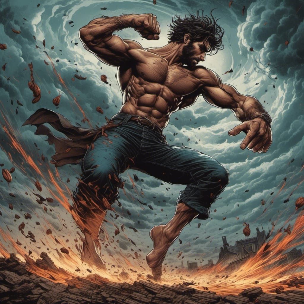 "Chuck Norris once roundhouse kicked a tornado and turned it...