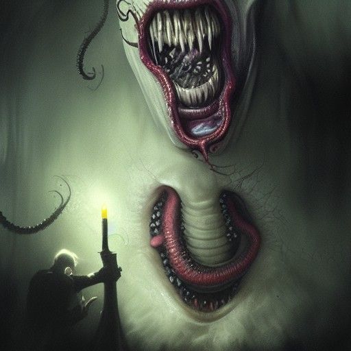 Nightmarish Donald Trump Kiss, Sinister Art