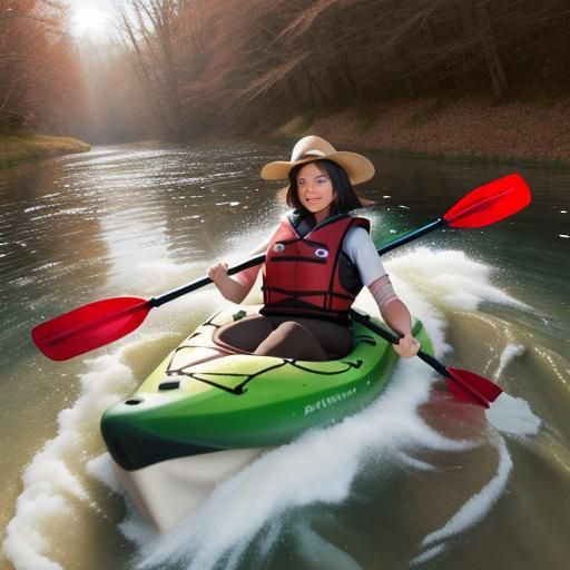 Kayaking Down a Gravy River