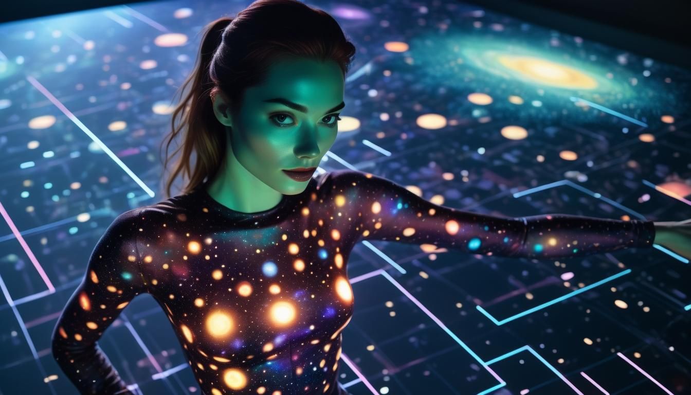 Galactic Projection: 90s Cartoon Style