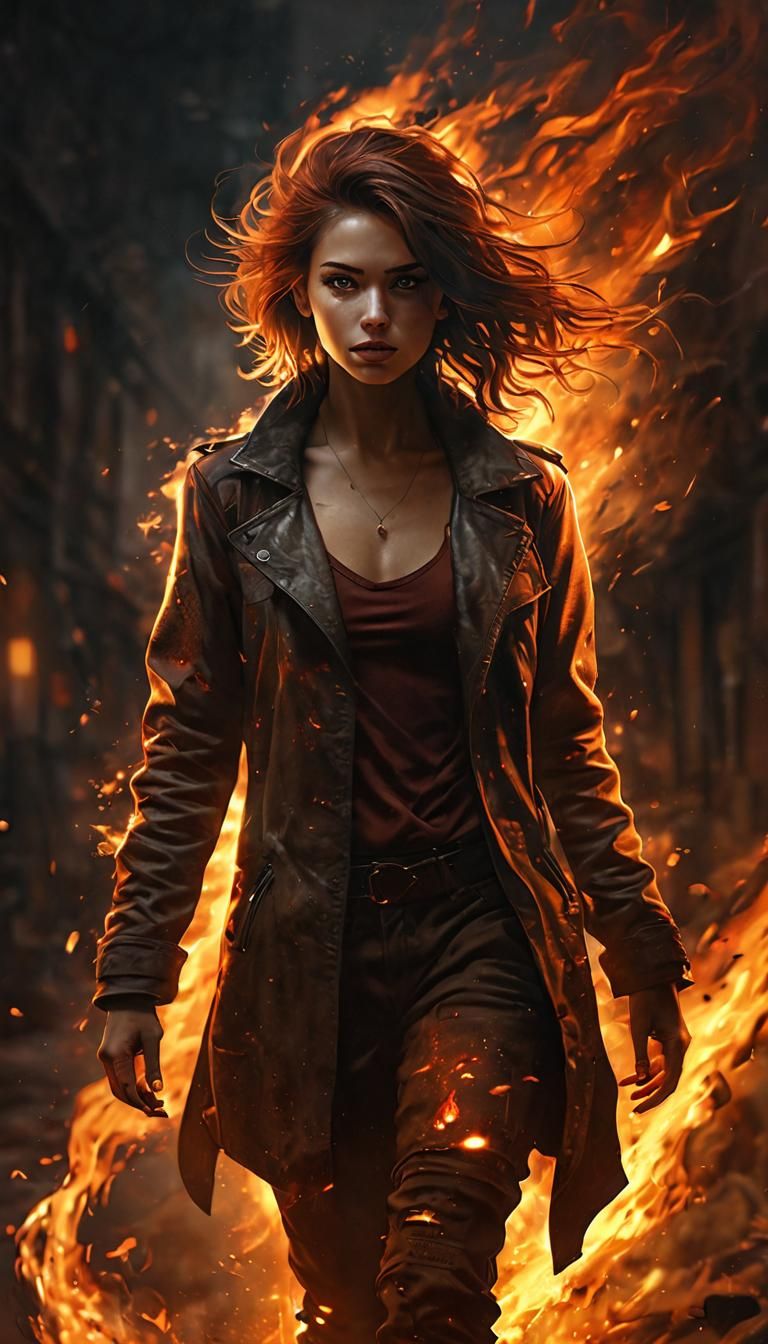 Fierce Pyromaniac Walks Away From Inferno