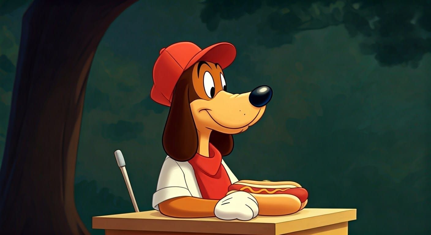 Beagle in a Hotdog Cart in Central Park