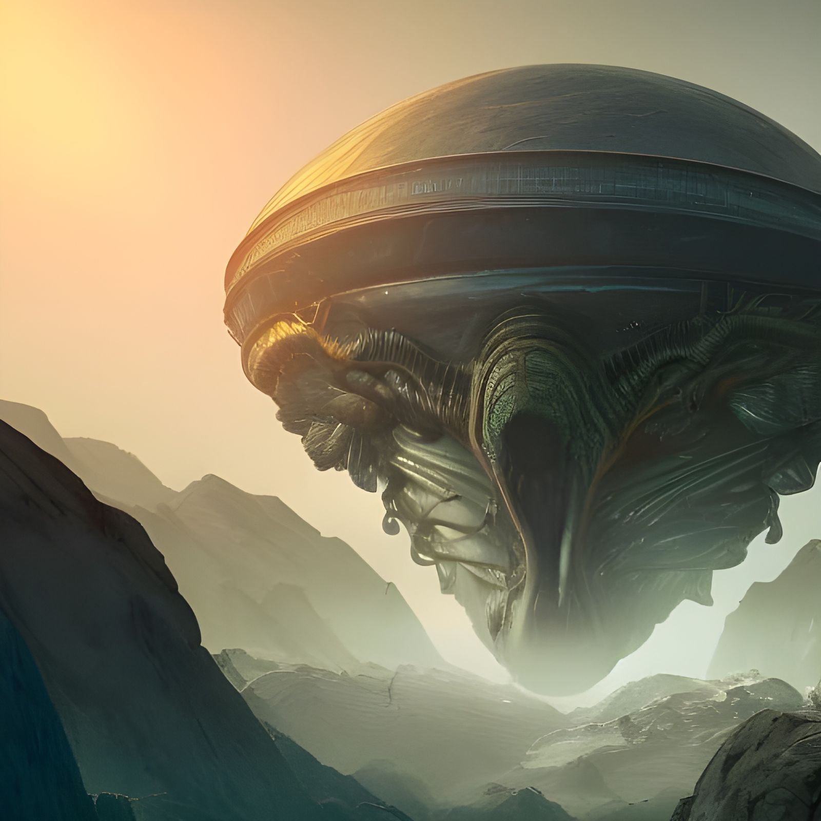 Detailed Alien Message to Humanity in Deep Color