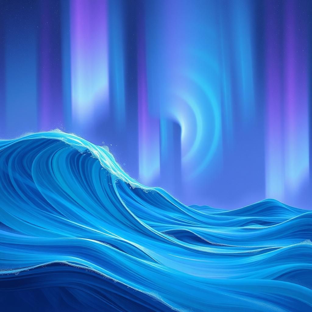 Ethereal Sound Waves in Aurora Borealis