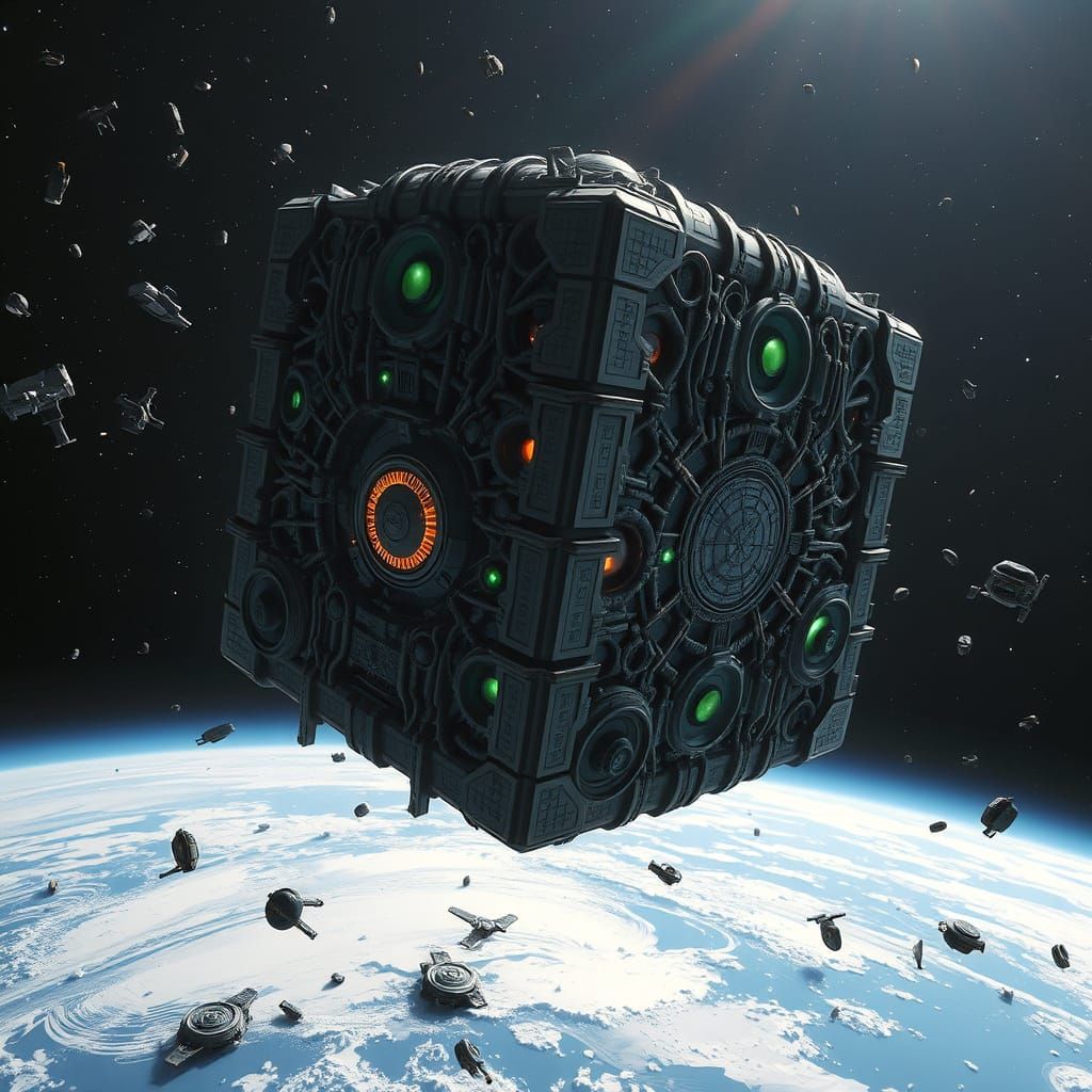 Borg Cube in Cosmic Dominance