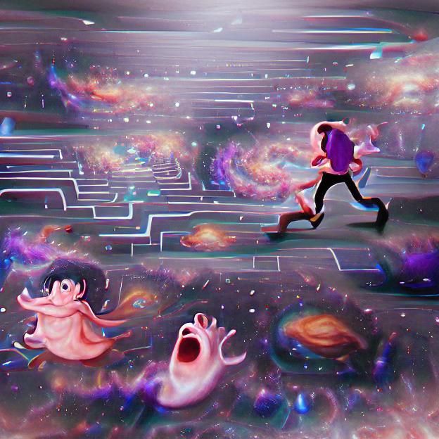 Cosmic Runner: A Journey Through Time