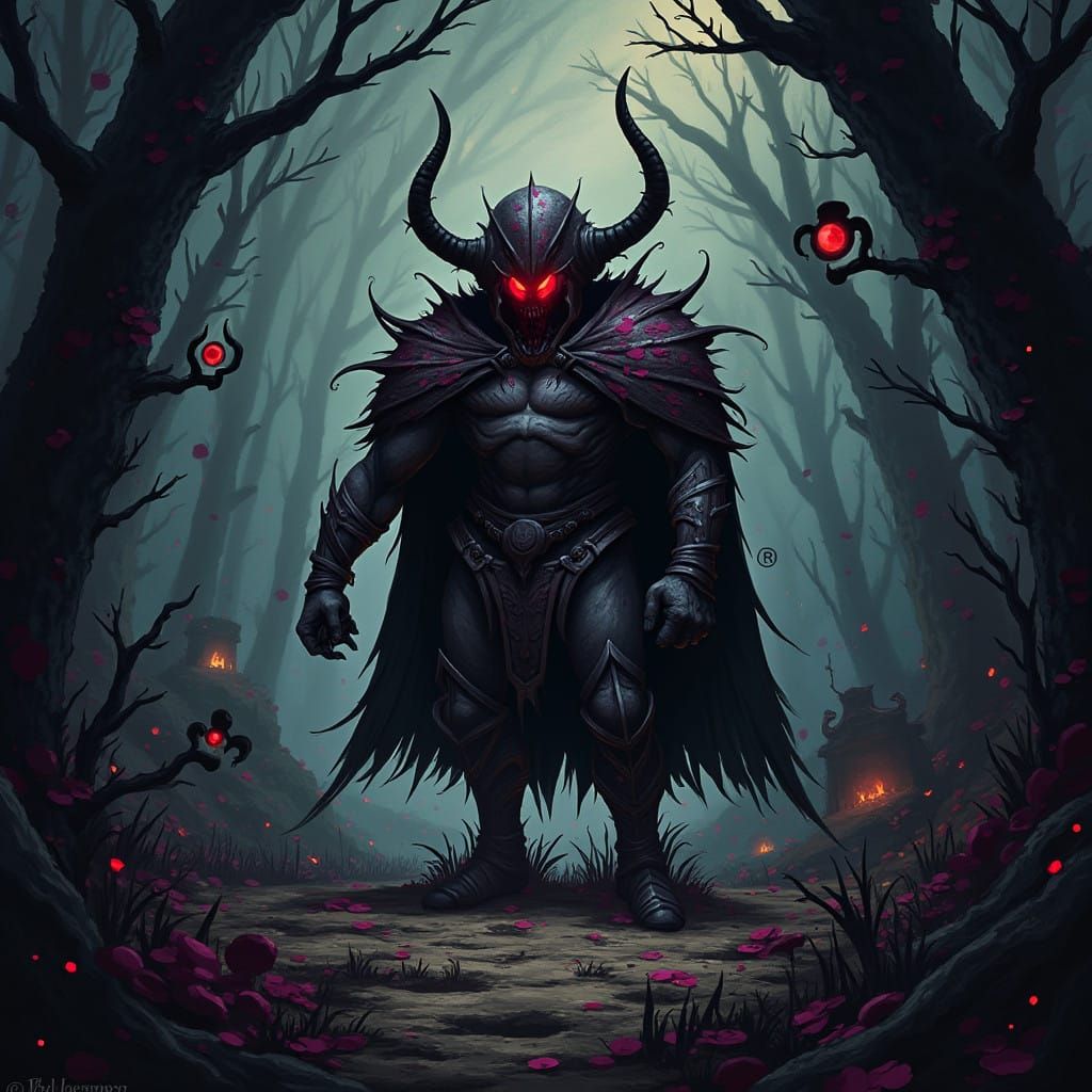 Dark Oceanic Cityscape in a Grim, Industrial Style