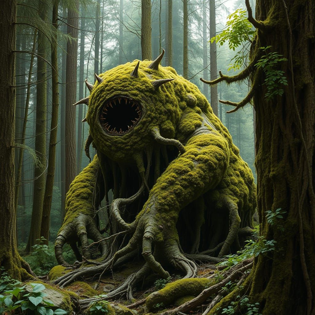 Earthy Forest Giant Blends into Nature