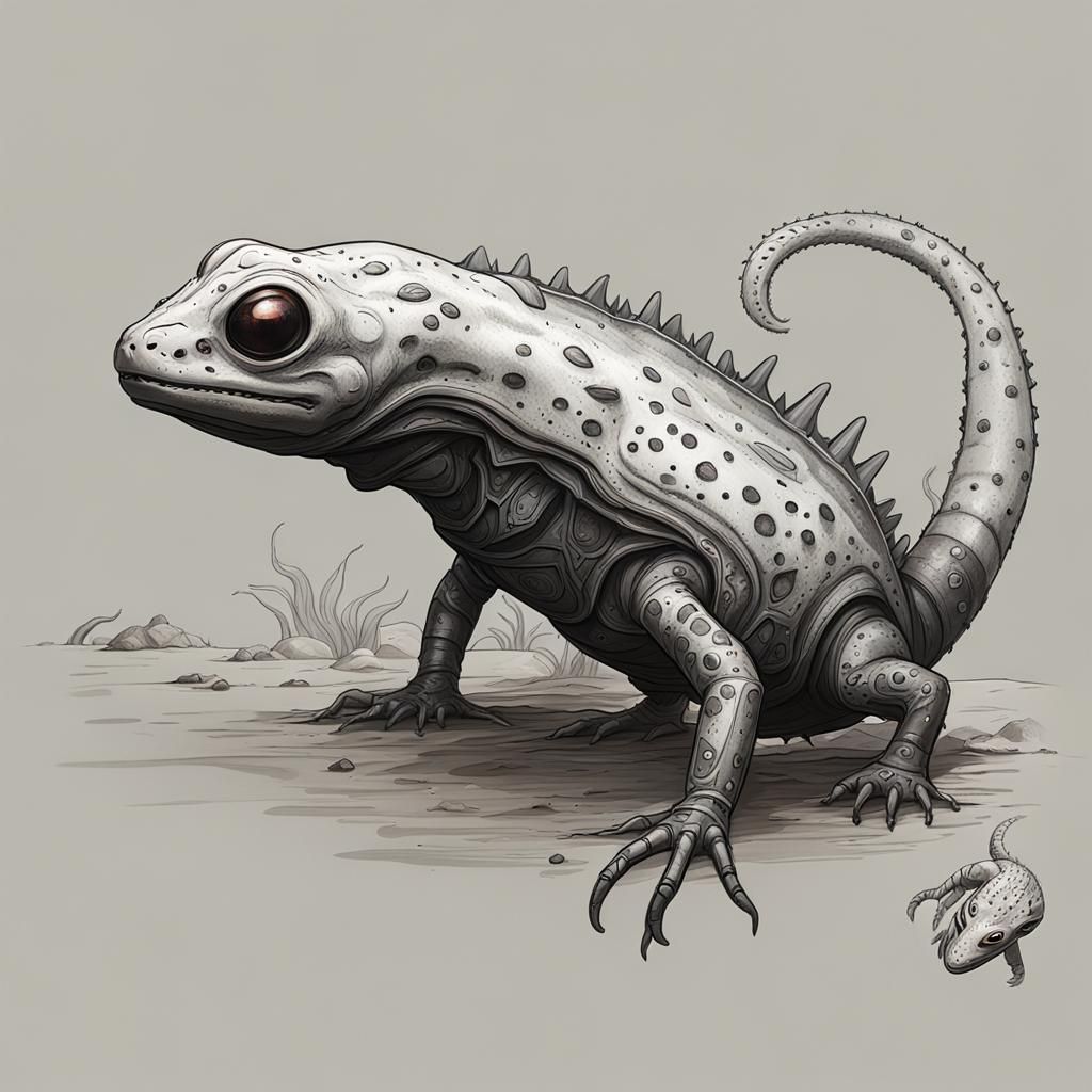 Alien Exoplanet Lifeforms in Speculative Concept Art