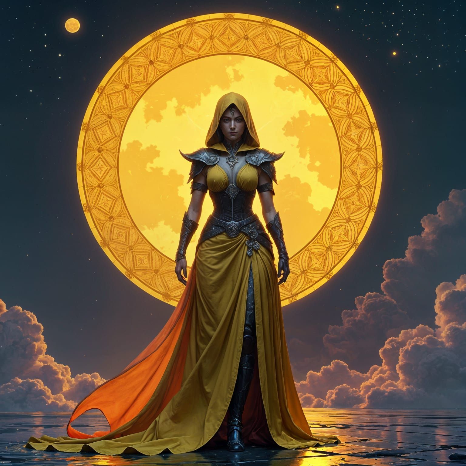 Friendly Alien Commits Aggression: Dark Fantasy Art