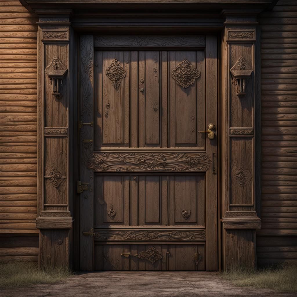 Detailed Fantasy Door in Unreal Engine 5