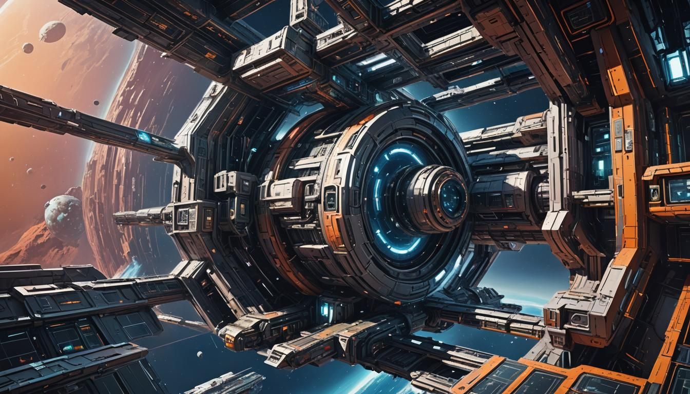 Space Station ''Aurora V'' Artificial Gravity Generator Concept art (Image 14)