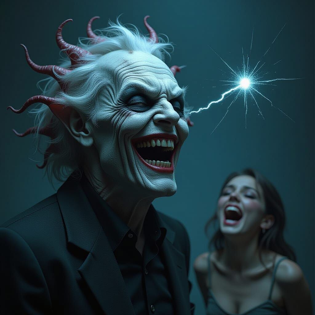 Terrifying Biomechanical Creature Laughs Maniacally