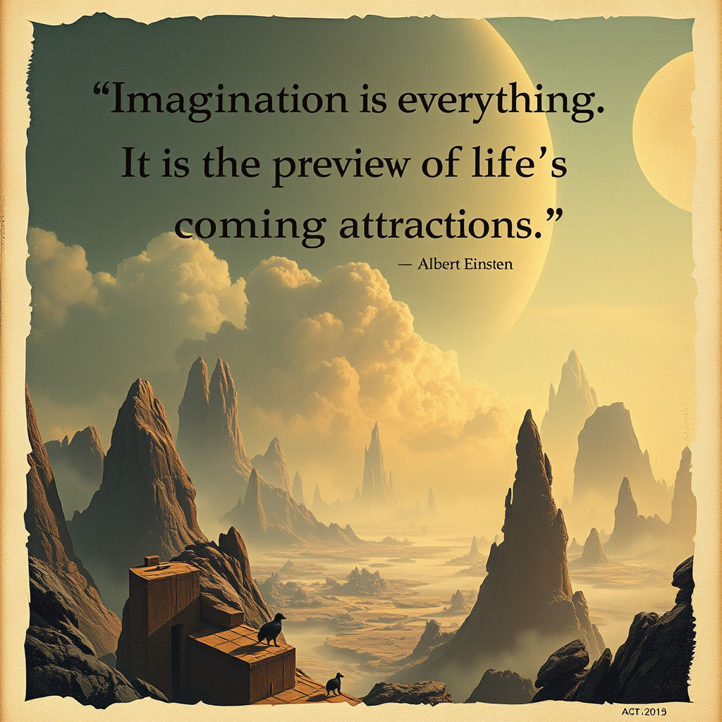 Retro Sci-Fi Landscape in Matte Painting Style