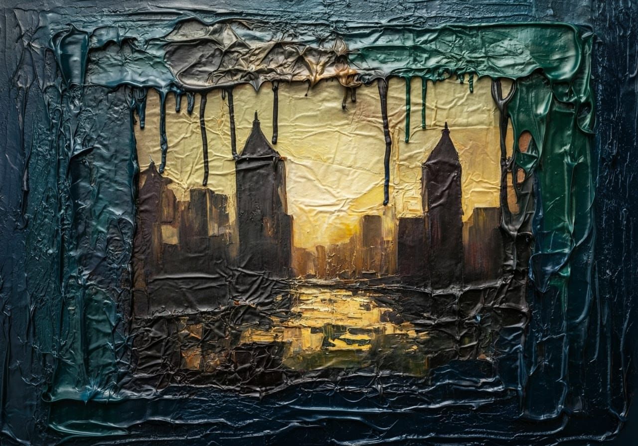 Loving Humanscape Living Paradigm Interdrip Tactile Crumpled Steelwool