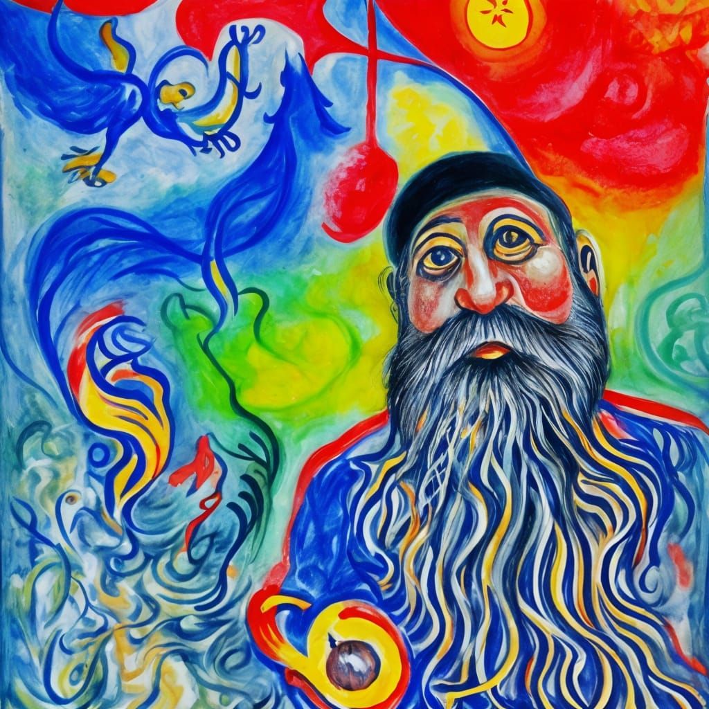 The rabbi abandoned the locomotive which immediately disintegrated;