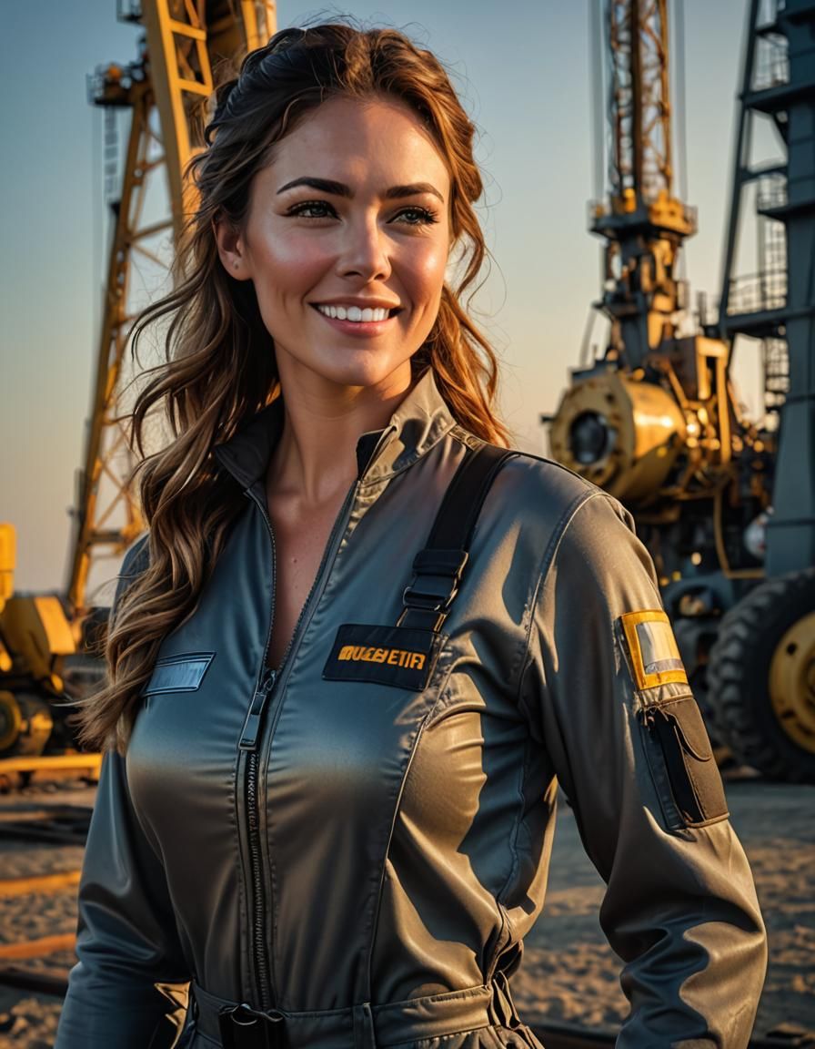 Oil rig worker
