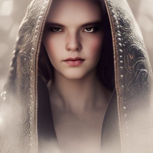 Medieval Girl in Armor: Professional Photography