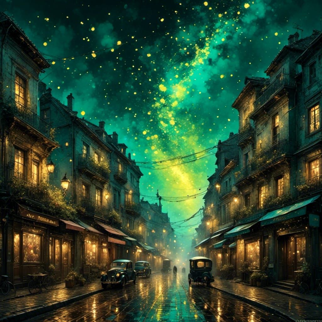 Surreal Dreamscape with Abstract Figurative Elements