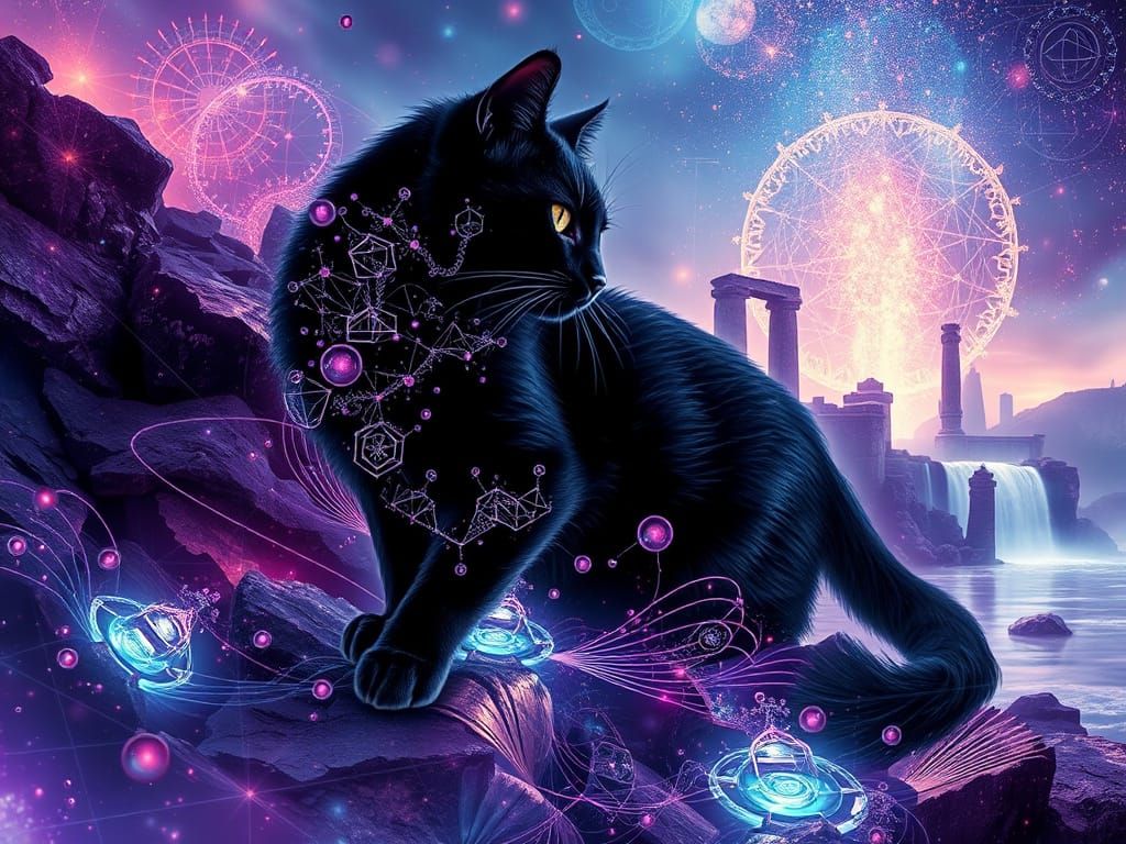 Math Art in a Vibrant, Dreamlike World