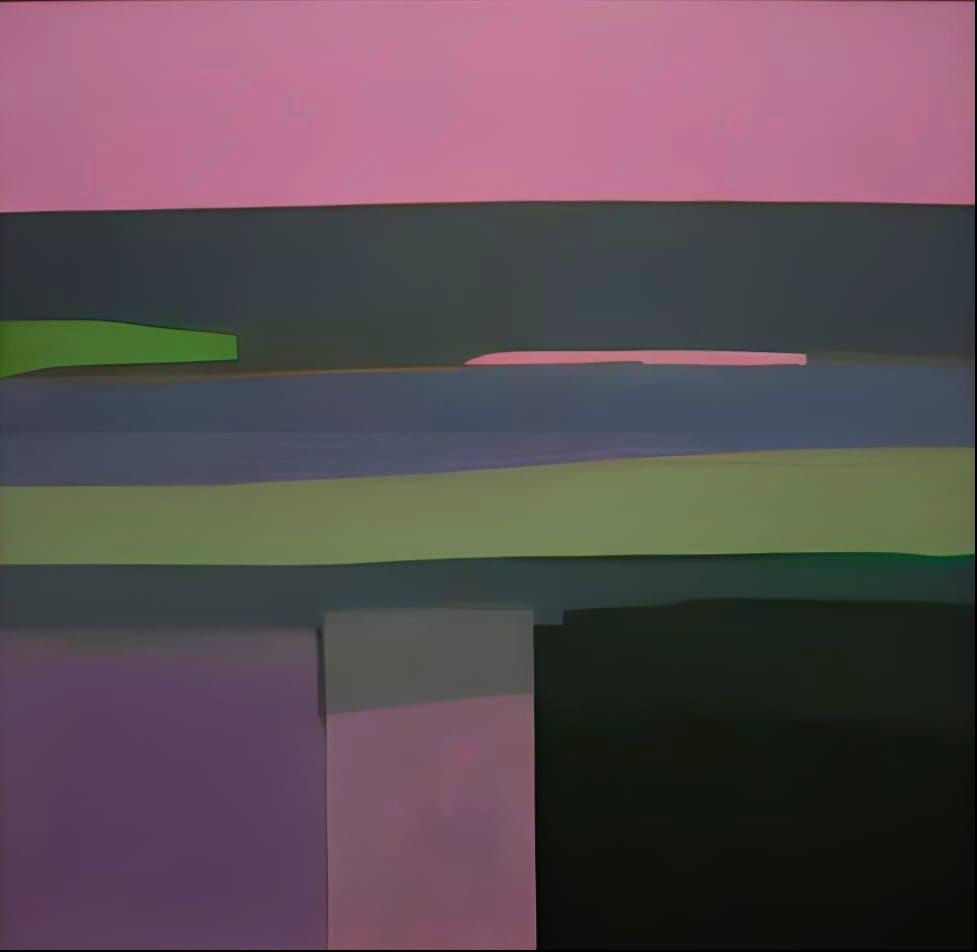 Person Walking Dog: Impasto Oil Painting