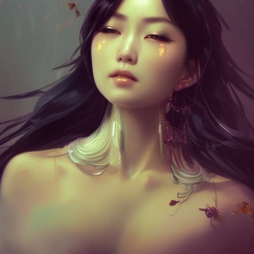 Exotic Gothic Dreamgirl Portrait in 8K Resolution