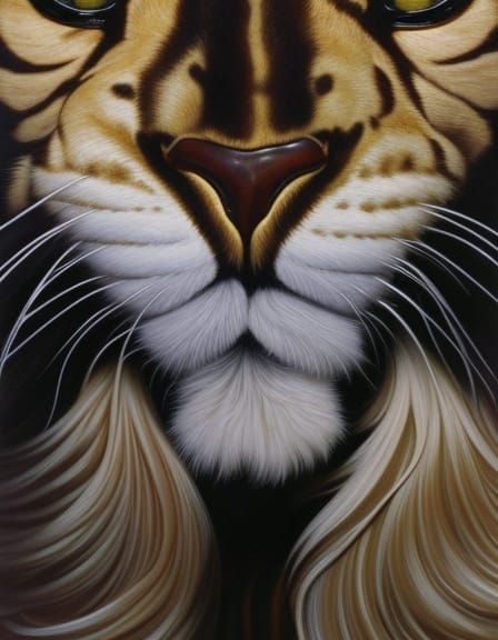 Golden Dragon with Intricate Details and Fiery Backdrop