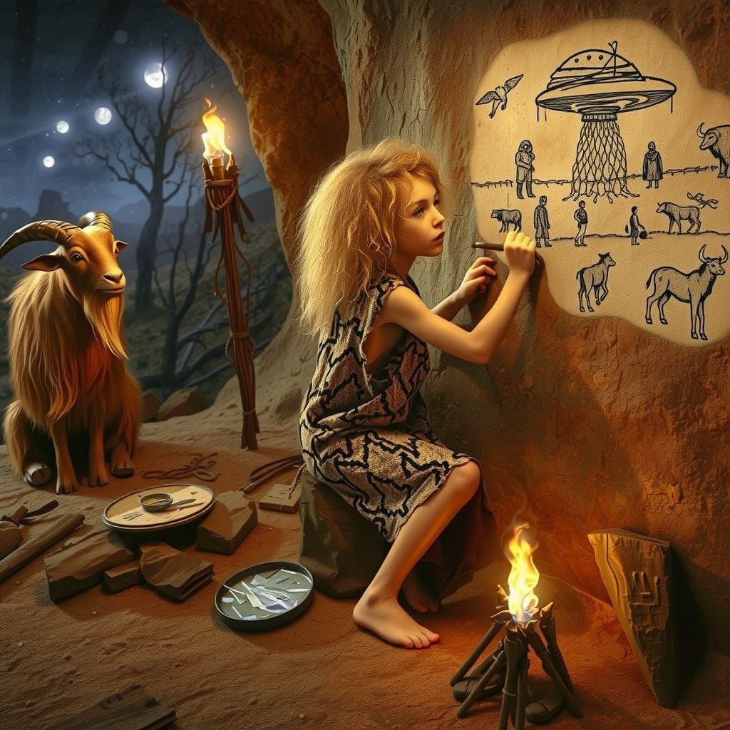 Primitive Cave Artist Brings Ancient Beasts to Life