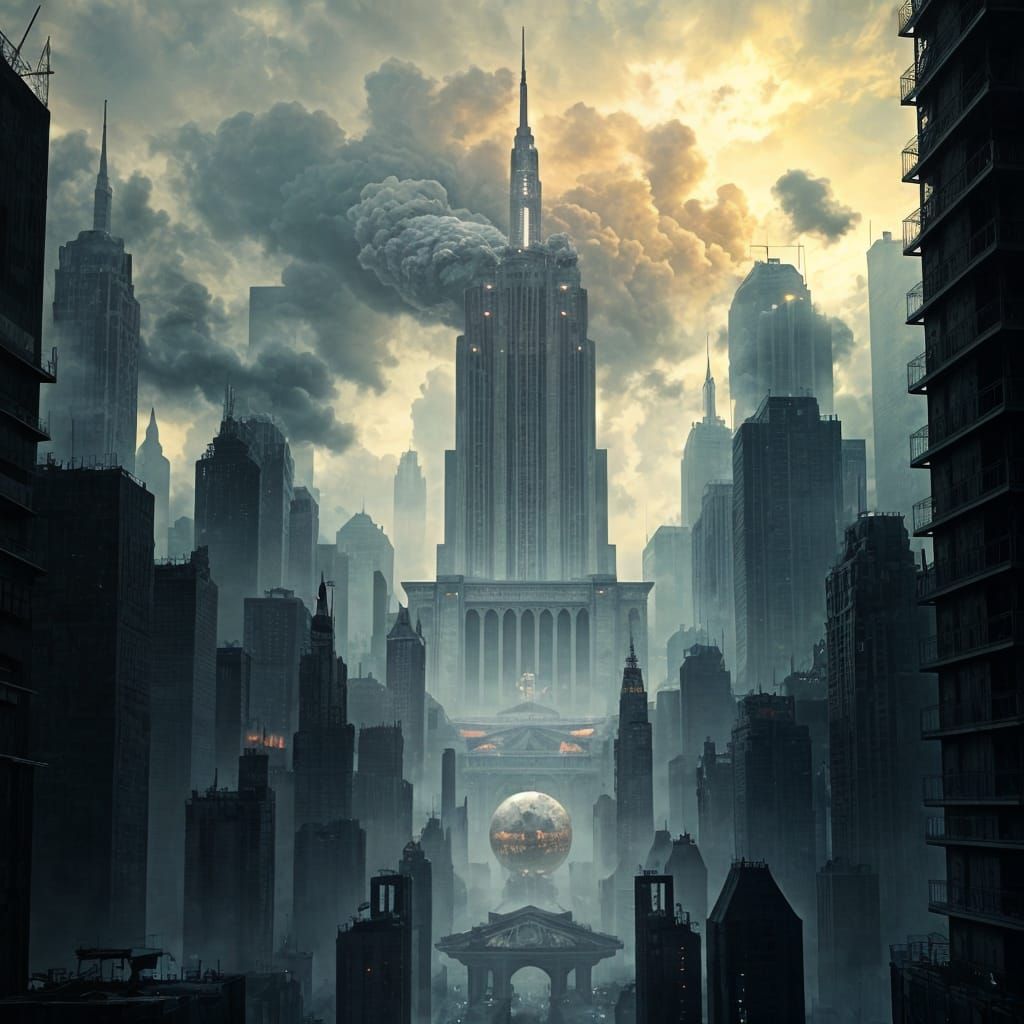 Rebel Uprising in a Desolate Metropolis