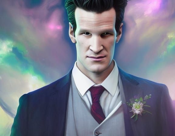 high quality portrait of Matt Smith, the british actor