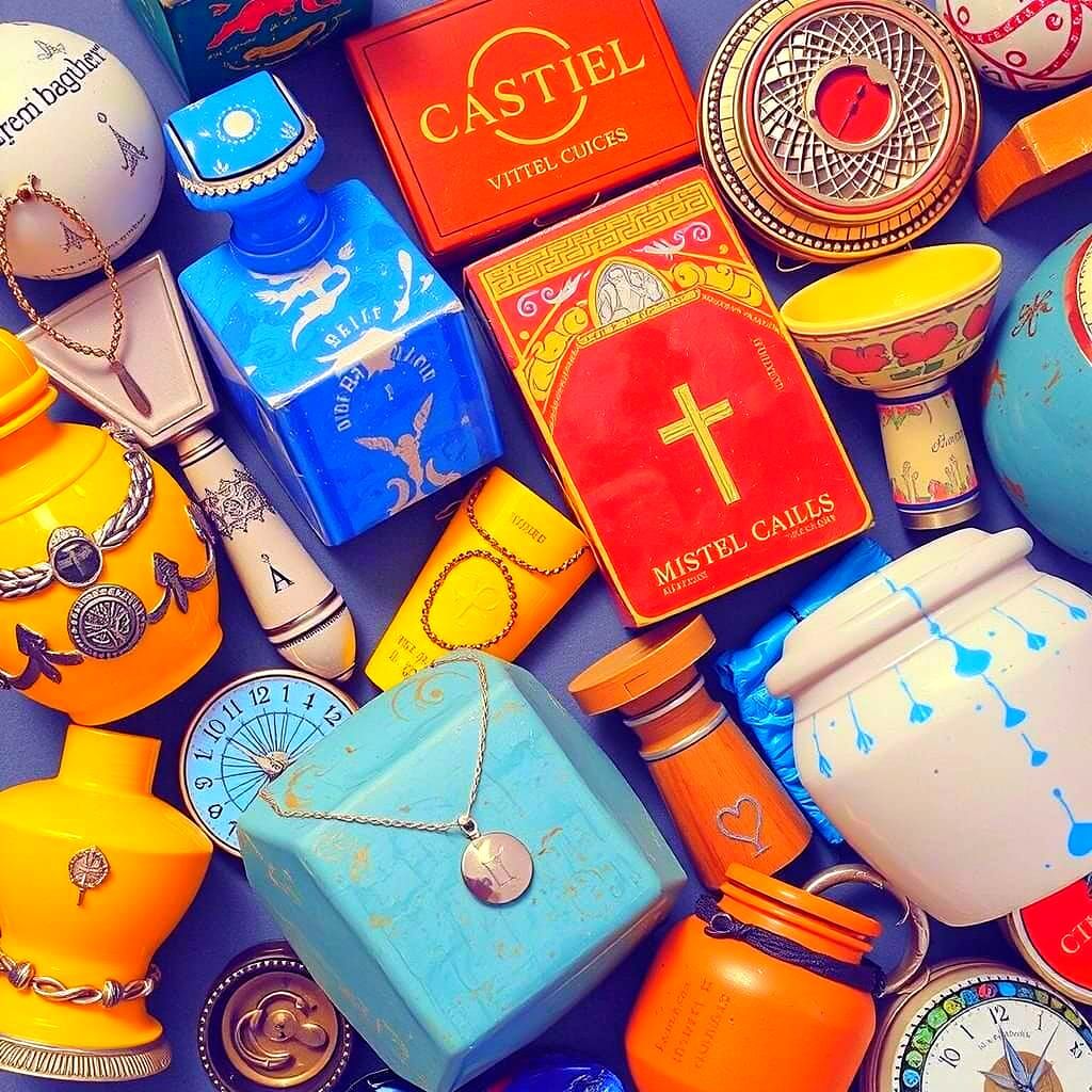 Ancient Relics in Mysterious Hues